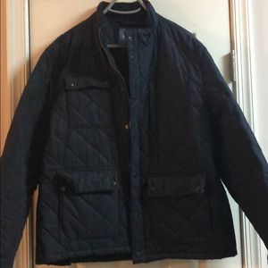 Bonobos banff quilted jacket navy blue